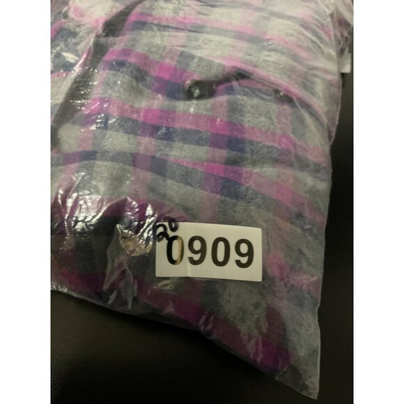 JOHNNIE-O Top Shelf Lexington Woven Button Up Plaid Shirt in Mulberry Medium - Picture 13 of 13